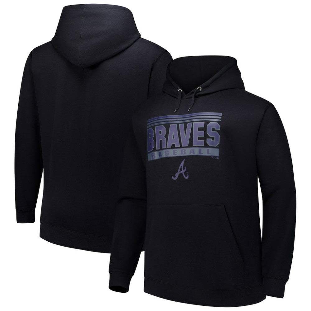 Atlanta Braves Stack Fleece Pullover Hoodie Near Me