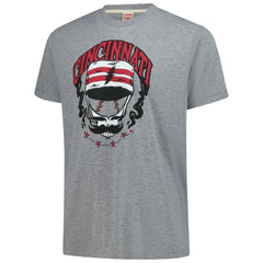 Cincinnati Reds Homage Grateful Dead Tri-Blend T-Shirt Discount
