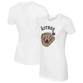 Houston Astros Tiny Turnip Women's Butterfly Glove T-Shirt for sale