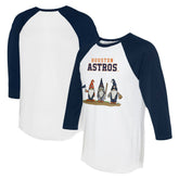 Houston Astros Tiny Turnip Unisex Gnomes 3/4-Sleeve Raglan T-Shirt Online
