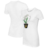 Pittsburgh Pirates Tiny Turnip Women's Lilies and Ladybugs T-Shirt for sale