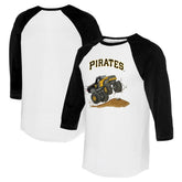 Pittsburgh Pirates Tiny Turnip Unisex Monster Truck 3/4-Sleeve Raglan T-Shirt Discount