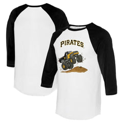 Pittsburgh Pirates Tiny Turnip Unisex Monster Truck 3/4-Sleeve Raglan T-Shirt Discount