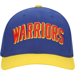 Mitchell & Ness Golden State Warriors Team Up Classic Edition Adjustable Hat Royal/Gold