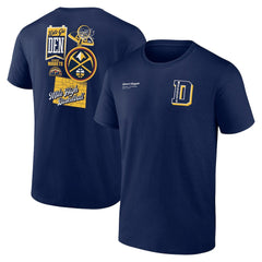 Denver Nuggets Split Zone T-Shirt Navy