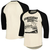 San Francisco Giants Majestic Threads Raglan 3/4-Sleeve T-Shirt Outlet