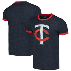 Minnesota Twins Majestic Threads Ringer Tri-Blend T-Shirt Sale