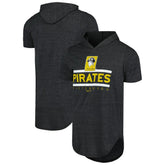 Pittsburgh Pirates Majestic Threads Tri-Blend Hoodie T-Shirt Discount