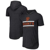 San Francisco Giants Majestic Threads Tri-Blend Hoodie T-Shirt for sale