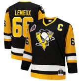 Mario Lemieux Pittsburgh Penguins Mitchell & Ness Big & Tall 1991/92 Blue Line 2.0 Jersey - Black | NHL discount