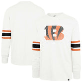 Cincinnati Bengals '47 Gridiron Premier Brex Long Sleeve T-Shirt - White - 47 brand