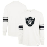 Las Vegas Raiders '47 Gridiron Premier Brex Long Sleeve T-Shirt - White - 47 brand
