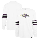 Baltimore Ravens '47 Gridiron Premier Brex Long Sleeve T-Shirt - White - 47 brand