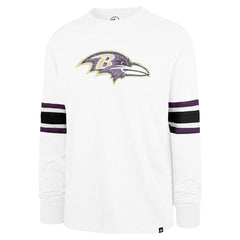 Baltimore Ravens '47 Gridiron Premier Brex Long Sleeve T-Shirt - White - 47 brand