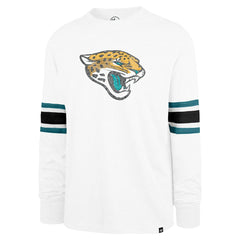 Jacksonville Jaguars '47 Gridiron Premier Brex Long Sleeve T-Shirt - White - 47 brand