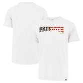 New England Patriots '47 Flag Script Franklin T-Shirt - White - 47 brand