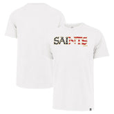 New Orleans Saints '47 Flag Script Franklin T-Shirt - White - 47 brand