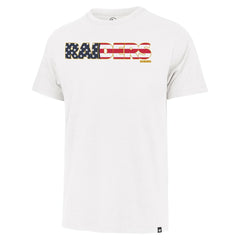Las Vegas Raiders '47 Flag Script Franklin T-Shirt - White - 47 brand