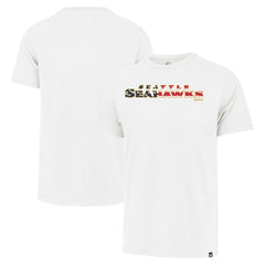 Seattle Seahawks '47 Flag Script Franklin T-Shirt - White - 47 brand