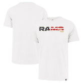 Los Angeles Rams '47 Flag Script Franklin T-Shirt - White - 47 brand