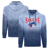 Philadelphia 76ers Sportiqe Unisex Blake Sun-Fade Pullover Hoodie Royal