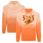 Phoenix Suns Sportiqe Unisex Blake Sun-Fade Pullover Hoodie Orange