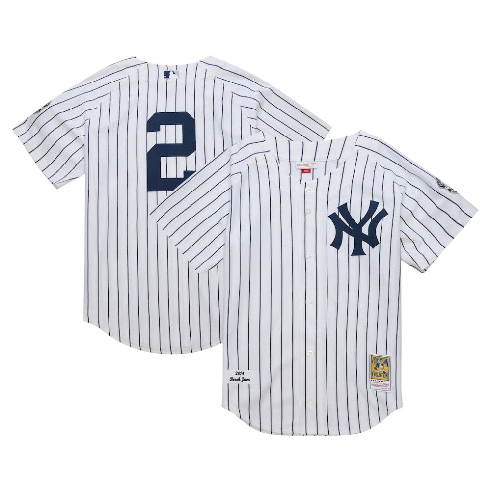 Derek Jeter New York Yankees Mitchell & Ness 2014 Cooperstown Collection Authentic Throwback Jersey for sale
