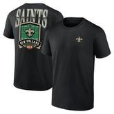 New Orleans Saints Full Range T-Shirt - Black - NFL