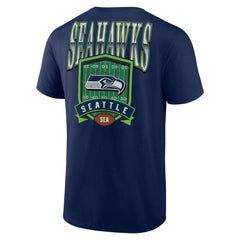 Seattle Seahawks Full Range T-Shirt - College Navy - NFL