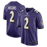 Nate Wiggins Baltimore Ravens Player Game Jersey - Purple - Nike
