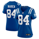 Tyler Warren Indianapolis Colts Women's Game Jersey - Royal - Nike