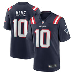 Drake Maye New England Patriots Player Game Jersey - Navy - Nike