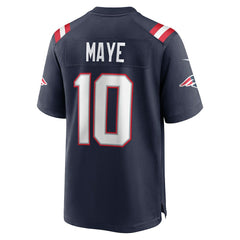 Drake Maye New England Patriots Player Game Jersey - Navy - Nike