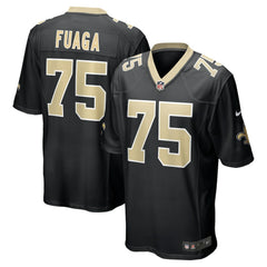 Taliese Fuaga New Orleans Saints Player Game Jersey - Black - Nike