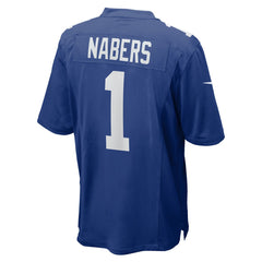 Malik Nabers New York Giants Player Game Jersey - Royal - Nike