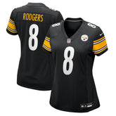 Aaron Rodgers Pittsburgh Steelers Women's Game Jersey - Black - Nike