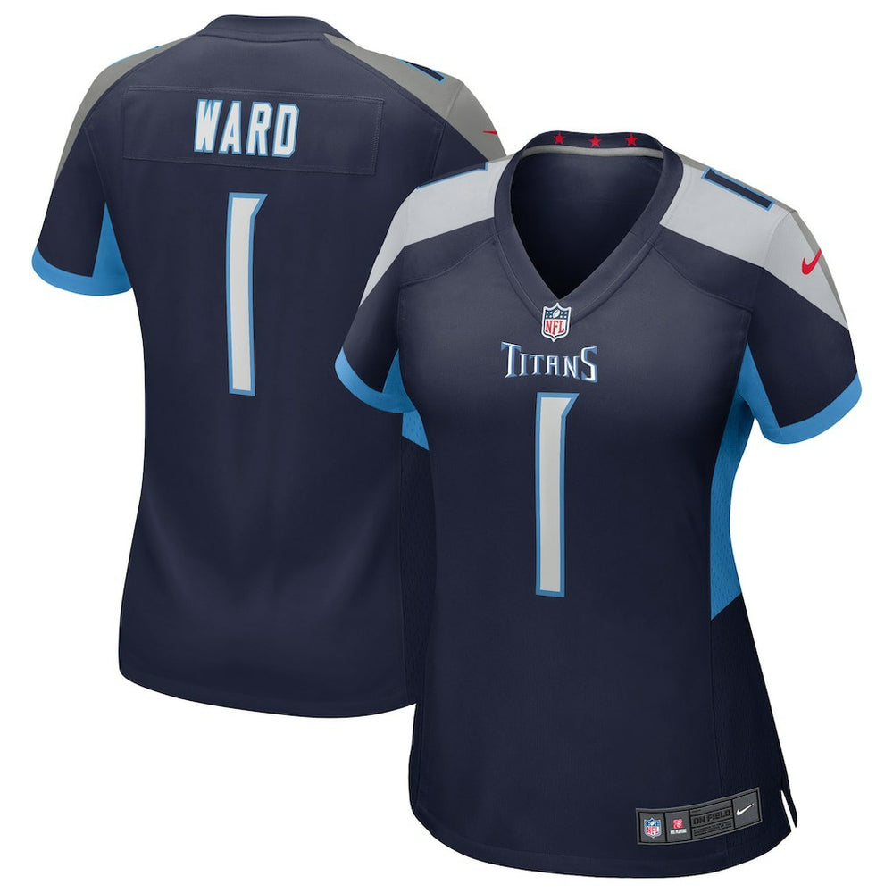 Cameron Ward Tennessee Titans Women's 2025 NFL Draft First Round Pick Alternate Game Jersey - Navy - Nike