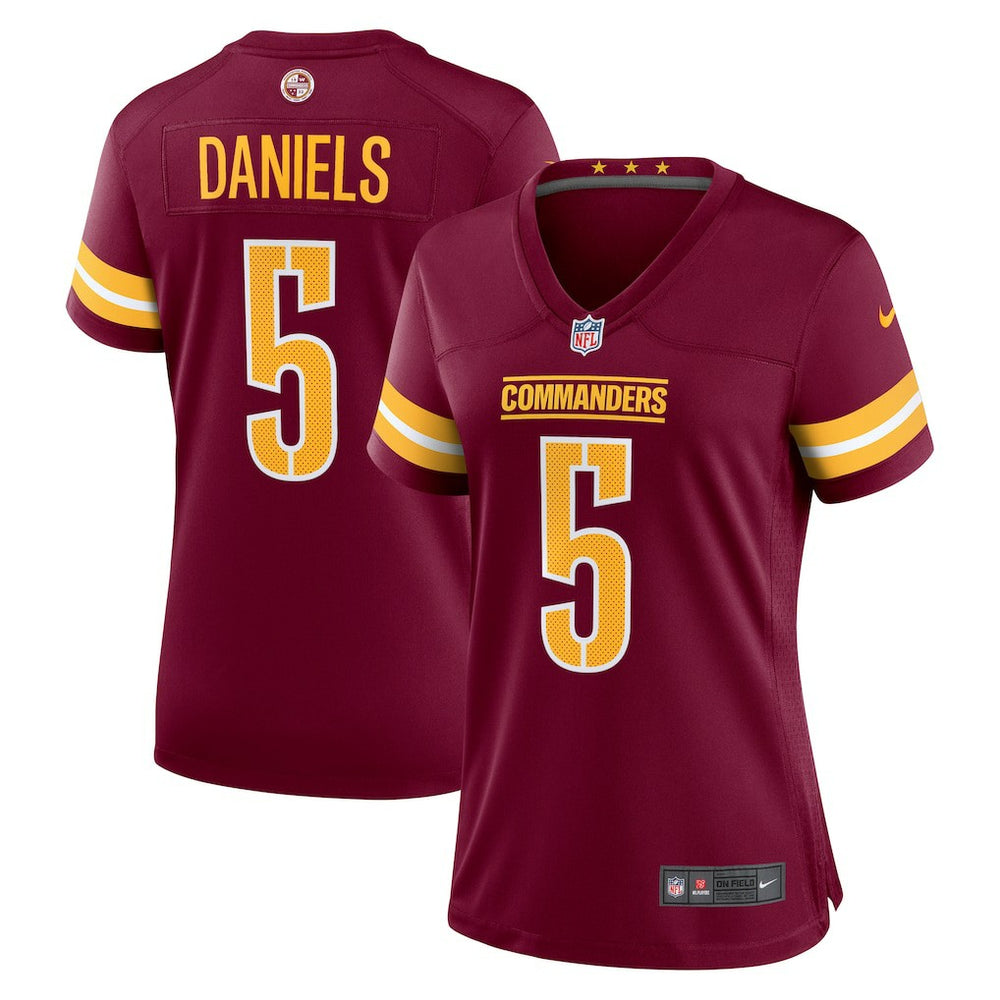Jayden Daniels Washington Commanders Women's Player Game Jersey - Burgundy - Nike