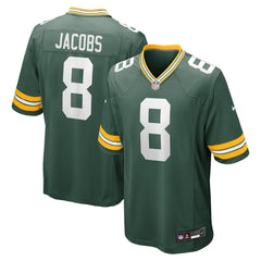 Josh Jacobs Green Bay Packers Team Game Jersey - Green - Nike
