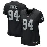 Christian Wilkins Las Vegas Raiders Women's Team Game Jersey - Black - Nike