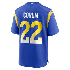 Blake Corum Los Angeles Rams Game Player Jersey - Royal - Nike