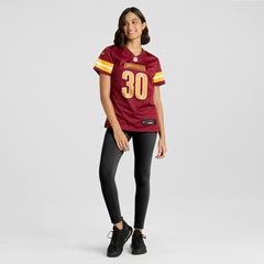 Austin Ekeler Washington Commanders Women's Game Player Jersey - Burgundy - Nike