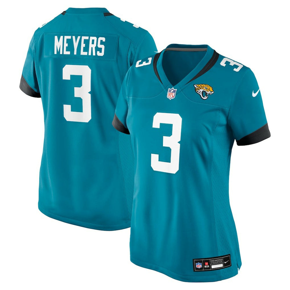 Jakobi Meyers Jacksonville Jaguars Women's Team Game Jersey - Teal - Nike