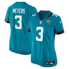 Jakobi Meyers Jacksonville Jaguars Women's Team Game Jersey - Teal - Nike