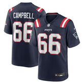 Will Campbell New England Patriots 2025 NFL Draft First Round Pick Game Jersey - Navy - Nike
