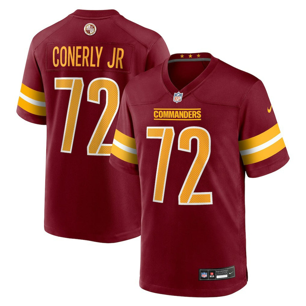 Josh Conerly Jr. Washington Commanders 2025 NFL Draft First Round Pick Game Jersey - Burgundy - Nike