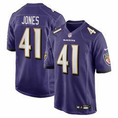 Dre'Mont Jones Baltimore Ravens Team Game Jersey - Purple - Nike