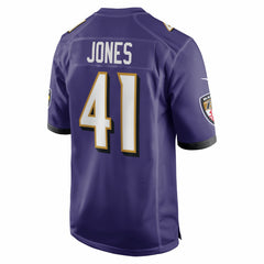 Dre'Mont Jones Baltimore Ravens Team Game Jersey - Purple - Nike
