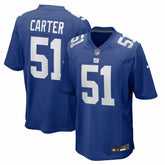 Abdul Carter New York Giants 2025 NFL Draft First Round Pick Game Jersey - Royal - Nike