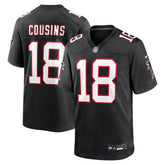 Kirk Cousins Atlanta Falcons Alternate Game Player Jersey - Black - Nike